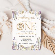 Wildblume, die ein Sonnenschein einen 1. Geburtsta