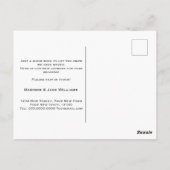 Wildblume, die wir bewegt haben | Ankündigung Postkarte (Rückseite)