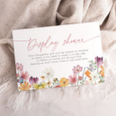 Wildblume Display Dusche Bridal Liebe in Bloom Begleitkarte