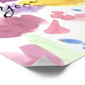 Wildblume drucken poster (Ecke)