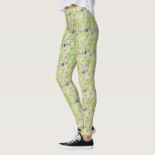 Wildblume drucken Sie überdruckt Leggings (Links)