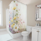 Wildblume Dusche Vorhang botanisches Badezimmer De (Beispiel)