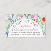 Wildblume Dusty Blue Boy Books for Baby Shooter Begleitkarte (Vorderseite)