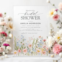 Wildblume Dusty Blue Pink Garden Brautparty