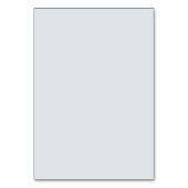Wildblume Dusty Blue Wedding Foldable Platzkarte Tischnummer (Rückseite)