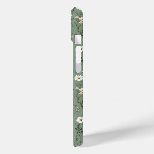 Wildblume Dusty Sage Blumengrün Case-Mate iPhone Hülle (Rückseite / Links)