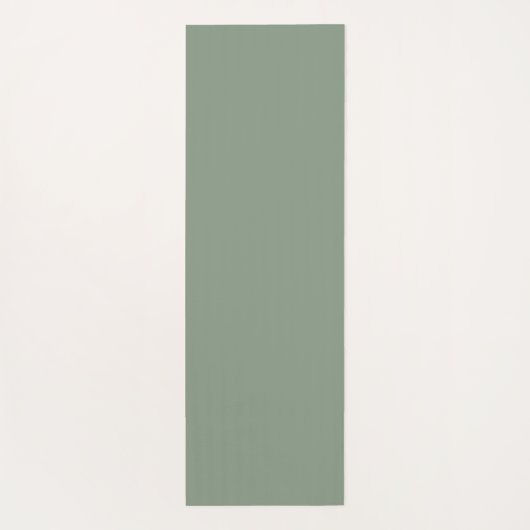 Wildblume Dusty Sage Blumengrün Yogamatte (Rückseite)