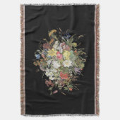 Wildblume Edelweiss-Spray-Wirbel Decke (Vorderseite Vertikal)