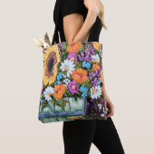 "Wildblume-Eimer-Blumenstrauß-" Taschen-Tasche Tasche (Von Nahem)