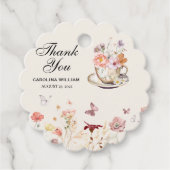 Wildblume ein Baby braut Tee Party Babydusche Geschenkanhänger (Vorderseite)