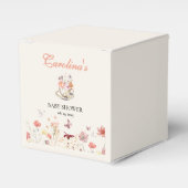 Wildblume ein Baby braut Tee Party Babydusche Geschenkschachtel (Vorderseite)