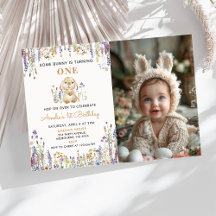 Wildblume Ein paar Bunny Girl Geburtstagsgeschenk 