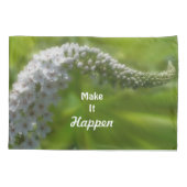 Wildblume eines inspirierenden Zitats Kissenbezug (Rückseite)