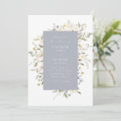 Wildblume Einladung (Stehend Vorderseite)