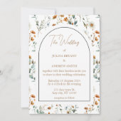 Wildblume Einladung (Vorderseite)