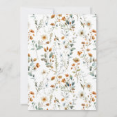 Wildblume Einladung (Rückseite)