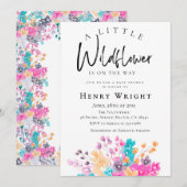 Wildblume Einladung (Vorne/Hinten)