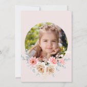 Wildblume Einladung zum Geburtstag | Erste Wildblu (Rückseite)