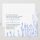 Wildblume - Einladung zum Hochzeitsfeiern (Vorne/Hinten)