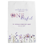 Wildblume Einzigartig Geburtstagsgeschenktasche Mittlere Geschenktüte (Vorderseite)