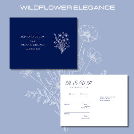Wildblume Elegance-UAWG-Wedding-Postkarte Postkarte