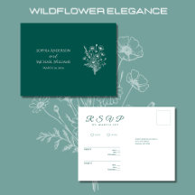 Wildblume Elegance-UAWG-Wedding-Postkarte