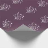 Wildblume Elegance-Wedding- Geschenkpapier (Ecke)