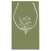 Wildblume Elegance-Wedding- Kleine Geschenktüte (Rückseite)