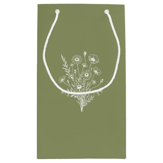 Wildblume Elegance-Wedding- Kleine Geschenktüte (Rückseite)