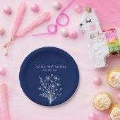 Wildblume Elegance-Wedding - Napkins Pappteller (Party)