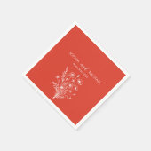 Wildblume Elegance-Wedding - Napkins Serviette (Ecke)