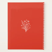 Wildblume Elegance-Wedding-Planner Planer (Rückseite)