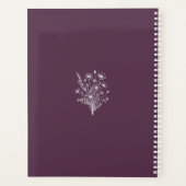 Wildblume Elegance-Wedding-Planner Planer (Rückseite)