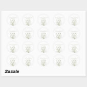 Wildblume Elegance Wedding Stickers (Blatt)