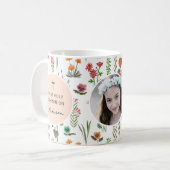 Wildblume Erste Heilige Kommune Foto Kaffeetasse (Vorderseite Links)