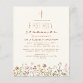 Wildblume Erste heilige Kommune im Blut (Vorderseite)