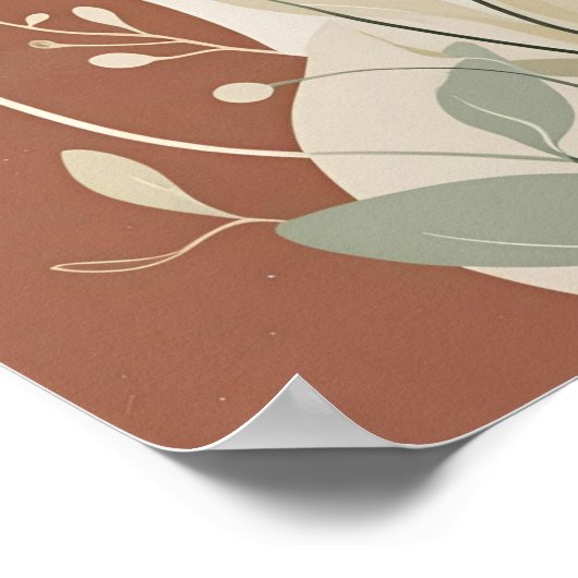 Wildblume Essence II Poster (Ecke)