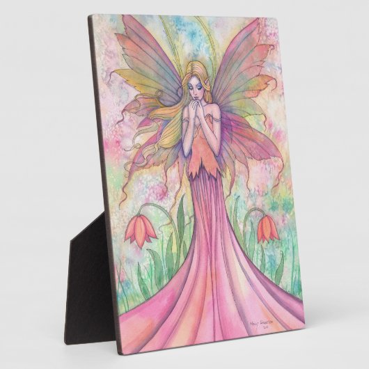 Wildblume Fairy Hinged Self Stehend Plaque Fotoplatte (Seite)
