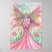 Wildblume Fairy Poster Print (Vorne)