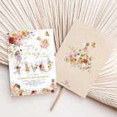 Wildblume Fairy Princess 2. Geburtstag Einladung