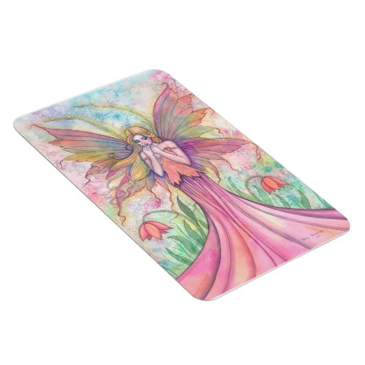 Wildblume Fairy Vinyl Large Magnet (Rechte Seite)