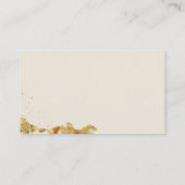 Wildblume Fall Elegant Baby Girl Duwer Windschutzs Begleitkarte (Rückseite)