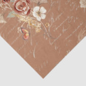 Wildblume Fall Pampas Grass Terracotta Decoupage Seidenpapier (Ausschnitt)