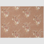 Wildblume Fall Pampas Grass Terracotta Decoupage Seidenpapier (Vorderseite)