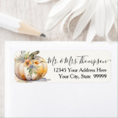 Wildblume Fall Pumpkin Floral Foliage Rückkehr (Insitu)