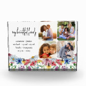 Wildblume Familienname und 4 Foto (Vorderseite)