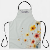 Wildblume Farbenfrohe Daisy Schürze (Vorderseite)
