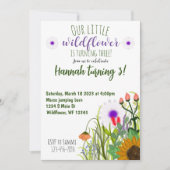 Wildblume Feiertagskarte (Vorderseite)