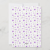 Wildblume Feiertagskarte (Rückseite)