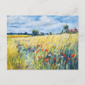 Wildblume Felder am Havel Postkarte (Vorderseite)